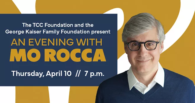 The TCC Foundation and teh George Kaiser Family Foundation Present An Evening with Mo Rocca.