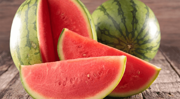 photo of watermelon slices