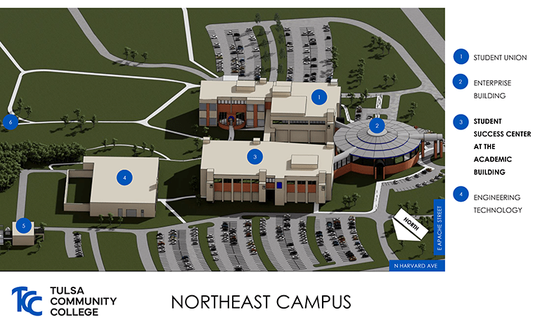 TCC Northeast Campus Map