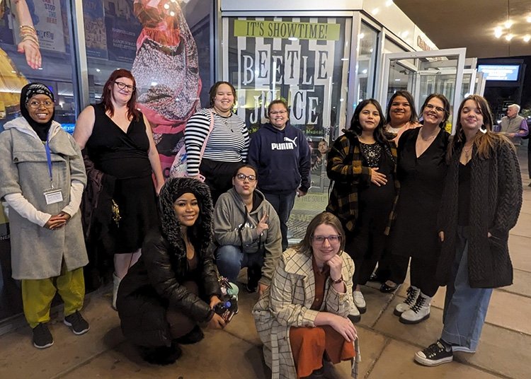 TRIO SSS Students attend Beetlejuice (The Musical)
